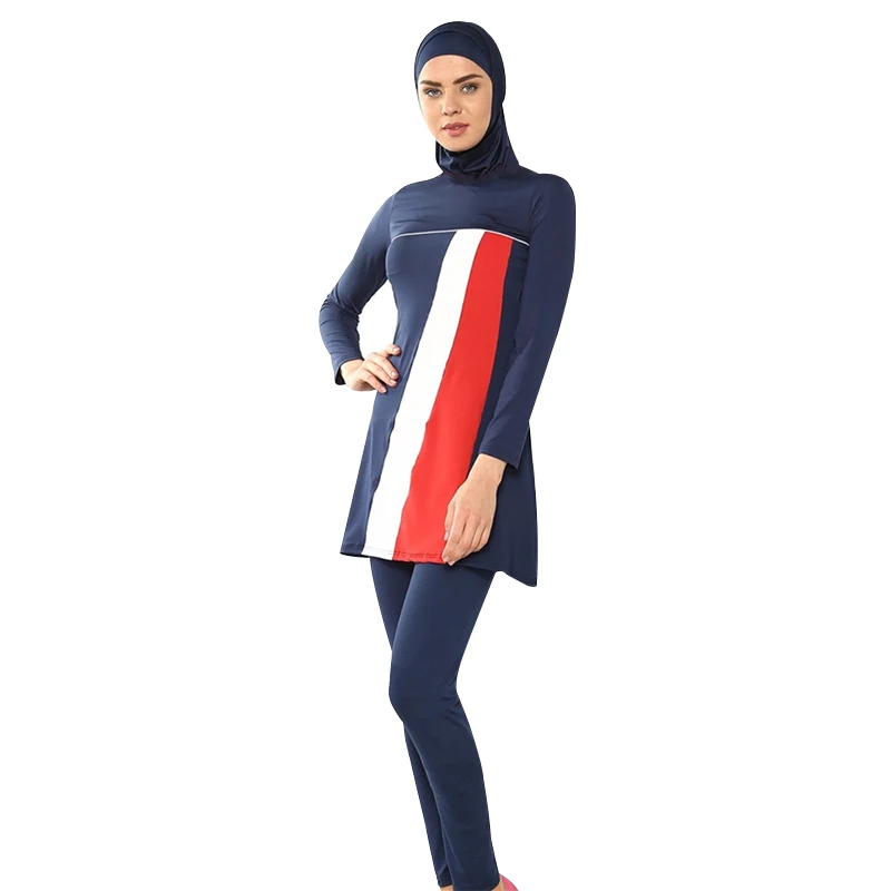 

Quality maios oversized full coverage swimwear Islamic hijab swimsuit for women islamic adult beachwear Arabic sports swimwear