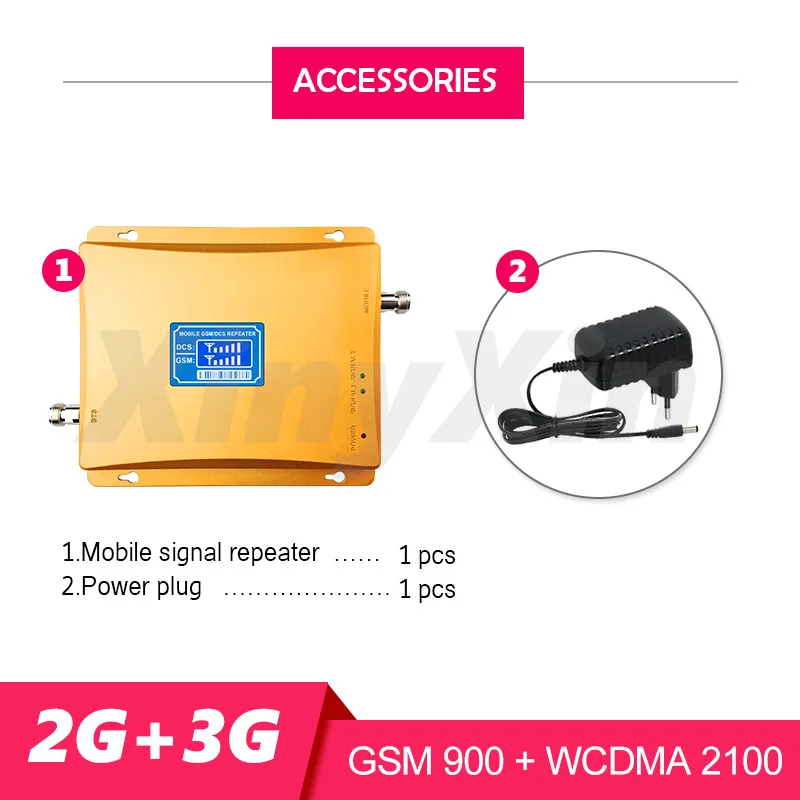 GSM 900mhz WCDMA 2100mhz Мобильный усилитель сигнала 3G 2G сотовый телефон ретранслятор