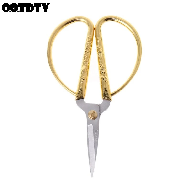 

OOTDTY новый золотой дракон феникс ножницы для бонсай Свадебные ножницы домашний офис режущий инструмент