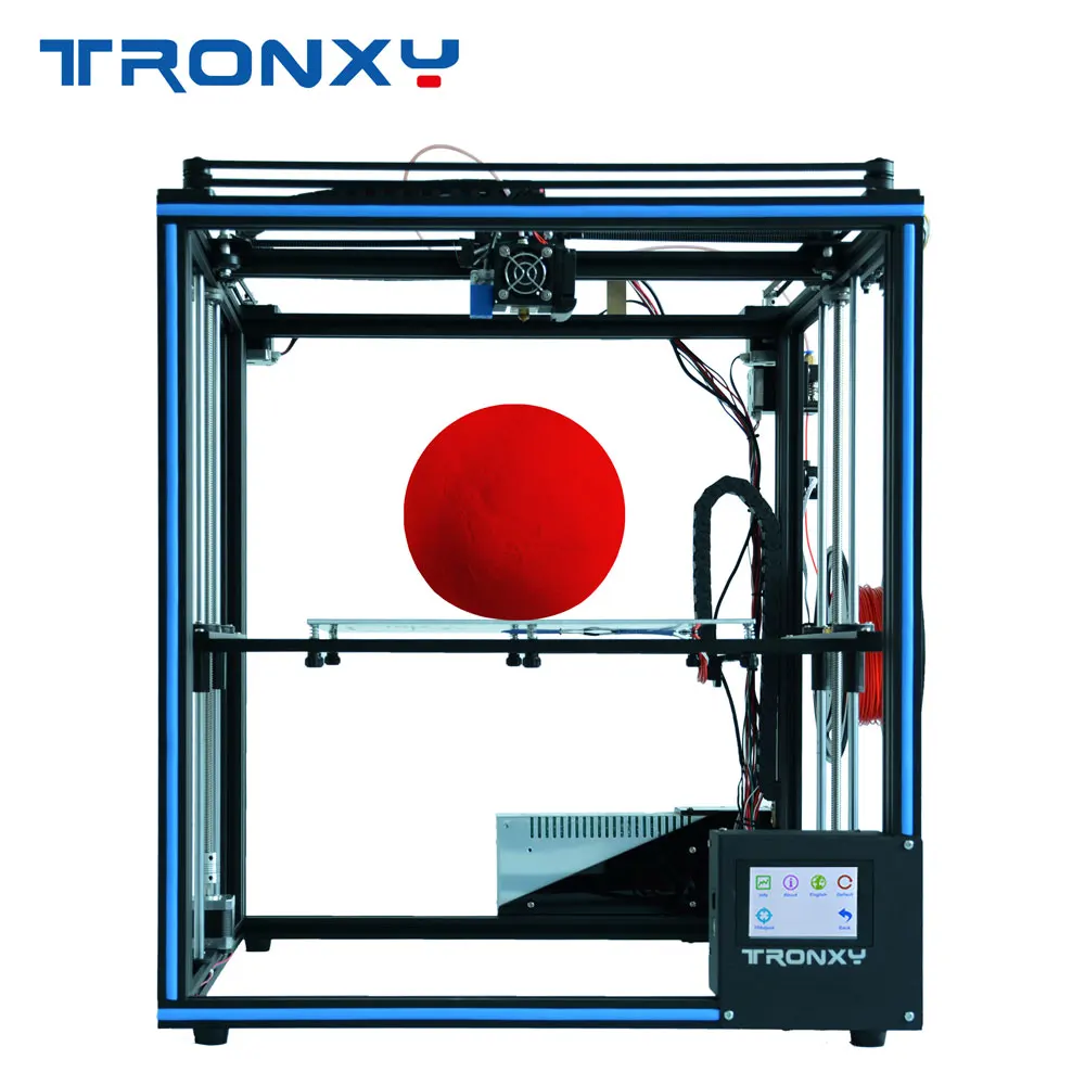 2019 Модернизированный 3d принтер Tronxy X5SA датчик накаливания большого размера плюс