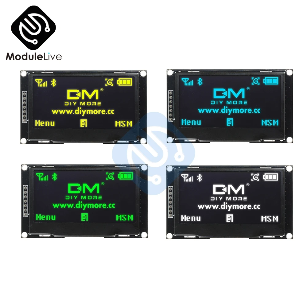 2 42 дюймовый ЖК экран 12864 OLED дисплей модуль IIC I2C SPI серийный C51 STM32 SSD1309 для Arduino 128X64