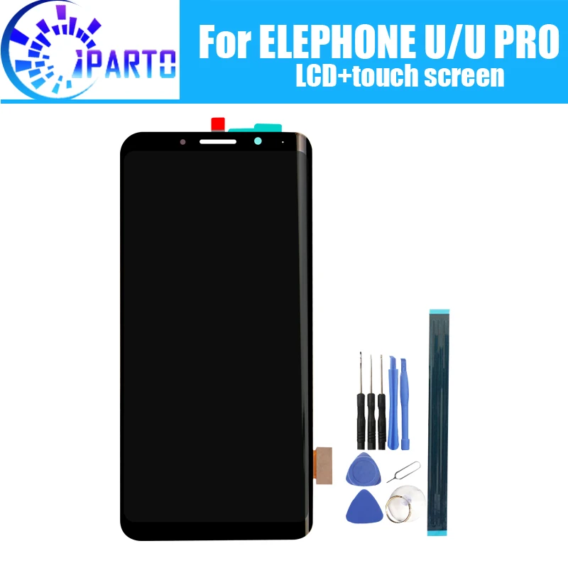 Elephone U ЖК дисплей + сенсорный экран 100% оригинальный протестированный дигитайзер