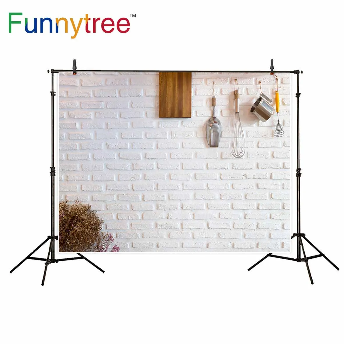 

Фон Funnytree для студийной фотосъемки с изображением кирпичной стены кухонной комнаты