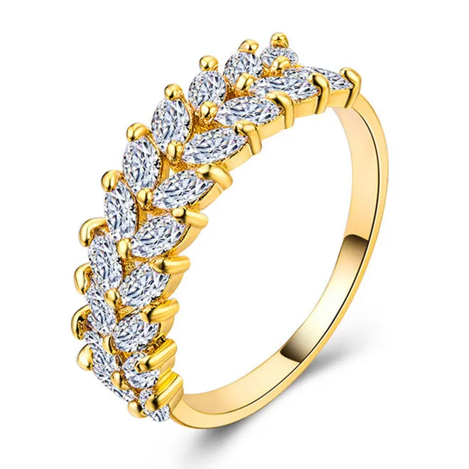 Новое поступление обручальное кольцо Huitan для женщин с изображением зрелой