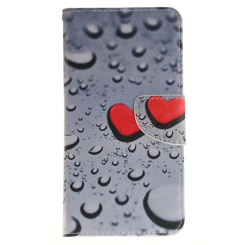 WaterDroplets Кожаный чехол-книжка с орхидеей B42 для sony Xperia Z3 Compact Z5 Mini C6 XA Ultra XZ S50h L55T M55W XZ1 XA1 Plus Coque - Цвет: WaterDroplets