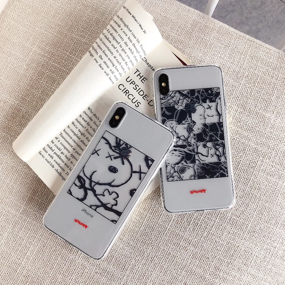 Snoopy бумажная коллекция для iphone 6 6s 6plus plus 7 8 чехол X xr xsmax задняя крышка-чехол