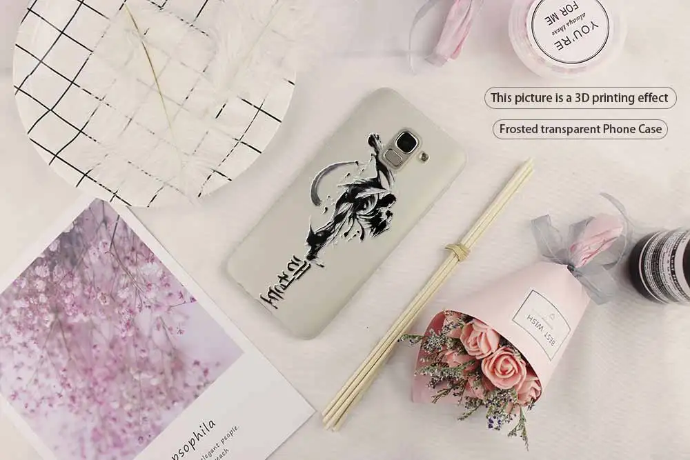 Чехол Kyokushin для телефона с символом карате Samsung Galaxy j6 J8 J7 J5 J3 J4 Plus 2018 2017 2016 J610 Prime