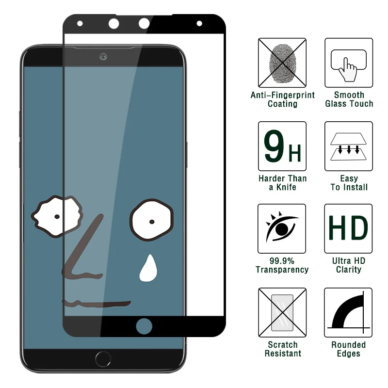 Жесткая Защитная стеклянная пленка для Meizu 15 Plus полноразмерный экран закаленное