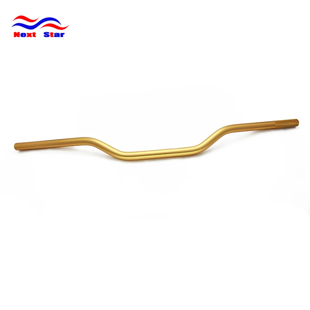 gold 810 мм мотоциклетные алюминиевые 7/" 22 мм зажимы Руль Ручка Бар для HONDA KTM YAMAHA KAWASAKI SUZUKI EXC CRF RMZ CR YZ SX KLX KX - Цвет: gold