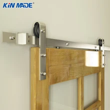 KINMADE оборудование для дверей амбара из матового никеля и