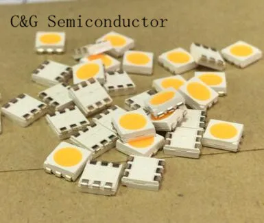 100 шт SMD PLCC 6 5050 Led Ультраяркий Белый светодиодный Диод|white led diode|led diodeultra bright white |