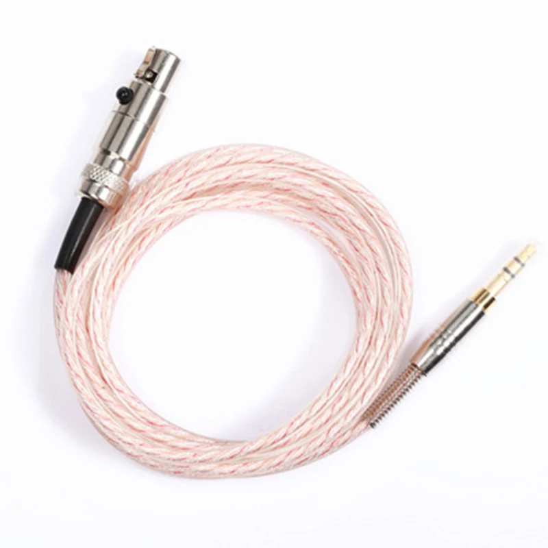 Серебристый медный смешанный сменный аудиокабель для наушников AKG Q701 K702 K267 K712 K141