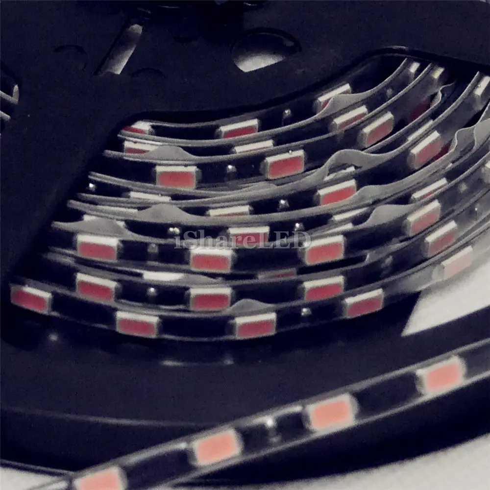 Светодиодная лента 5 м мм 5730 SMD черная печатная плата теплый белый чистый коридор