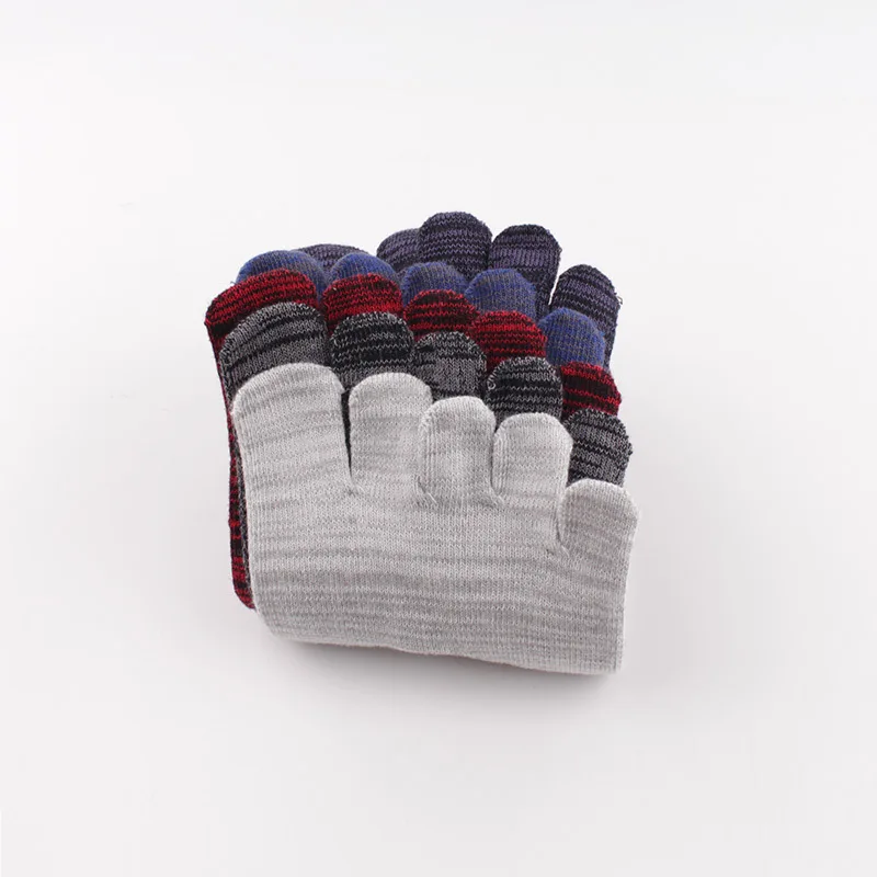 5 пар хлопок Для мужчин пять пальцев носки летом лодка носком дышащие до лодыжки No