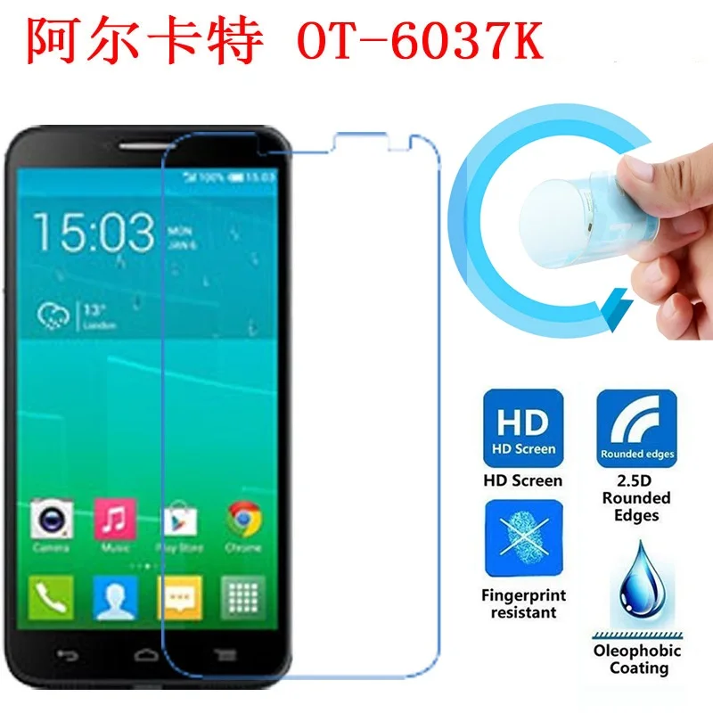 Alcatel Idol 2 Экран защитная пленка ультра тонкий HD Ясно Pet Мягкая Защитная для 6037 К