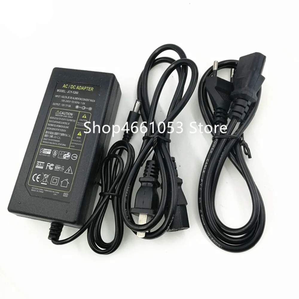 AC110 220V адаптер питания трансформатор Светодиодная лента 2A 3A 5A 8A DC 5V 12V 24V US/EU/UK/AU