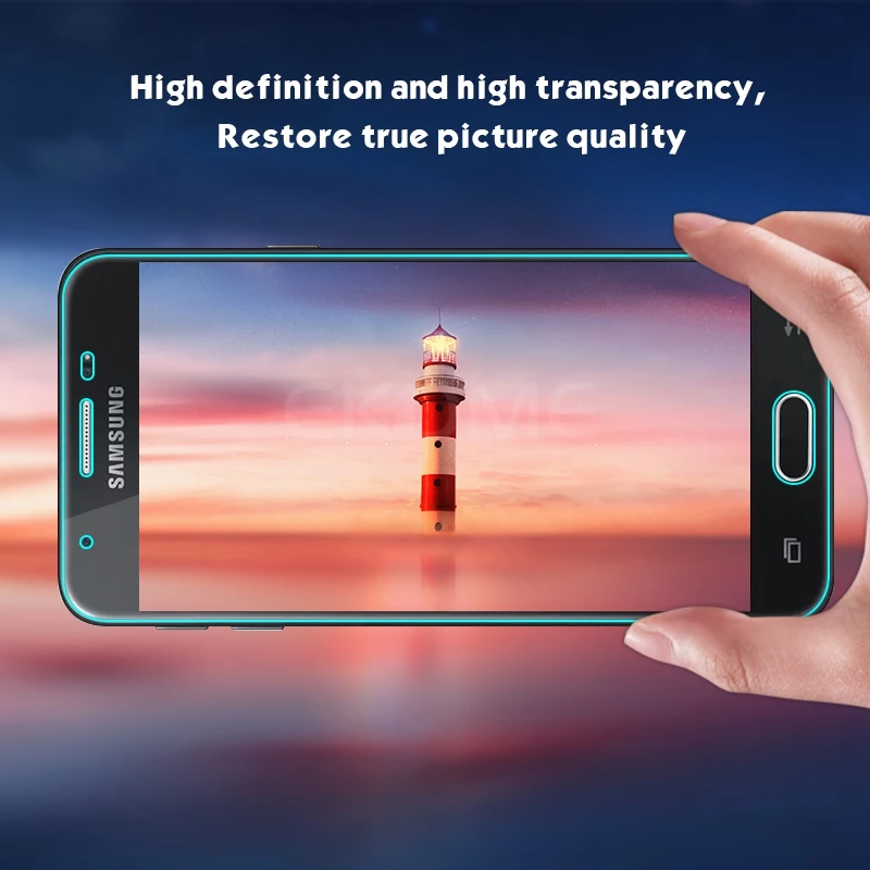 Полная изогнутая Защита экрана для Samsung Galaxy J7 J5 Prime On5 On7 прозрачная стеклянная