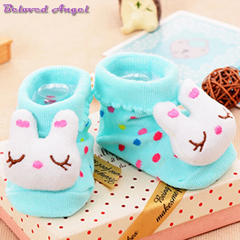 Art Socks Funny Boy Girl Unicorn Print 3D Baby Floor Anti-skid Soft Sock Cartoon Cotton Toddlers Slippers | Детская одежда и обувь