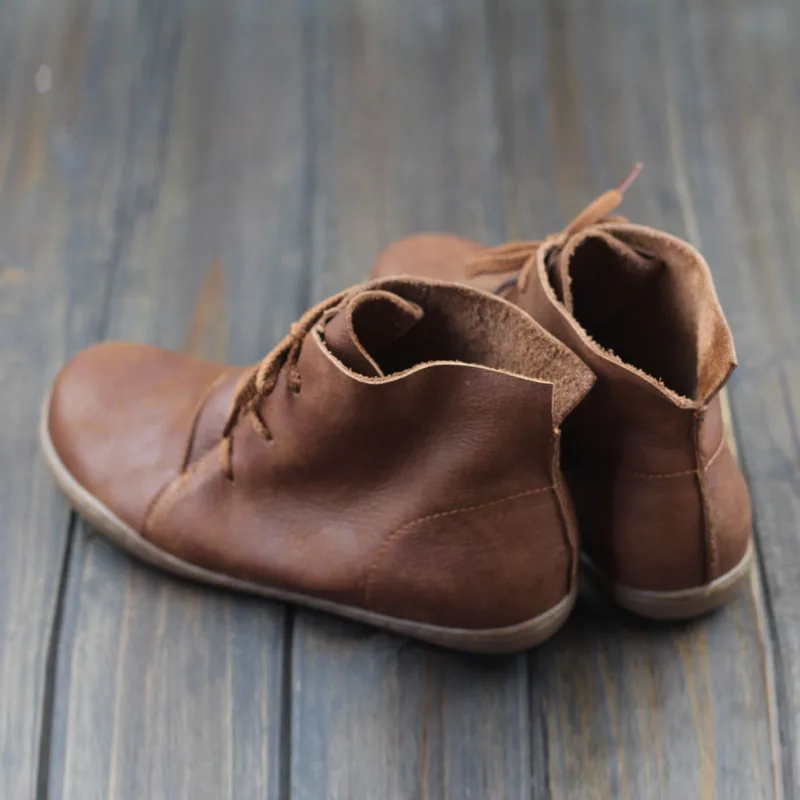 2019 Women Shoes Flat 100% Authentic Leather Round toe Lace up Ladies Woman soft leather Moccasins Female Footwear AG09 | Обувь