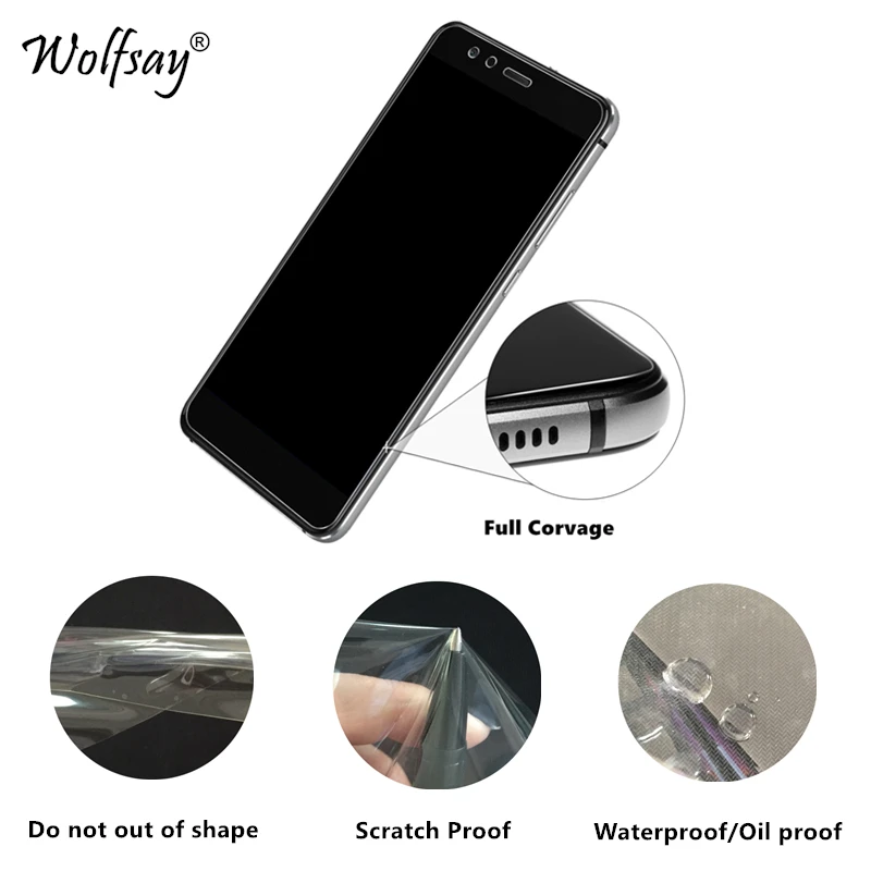 Пленка из ТПУ с мягкими краями для Nokia 6 2018 защита экрана мягкое закаленное стекло