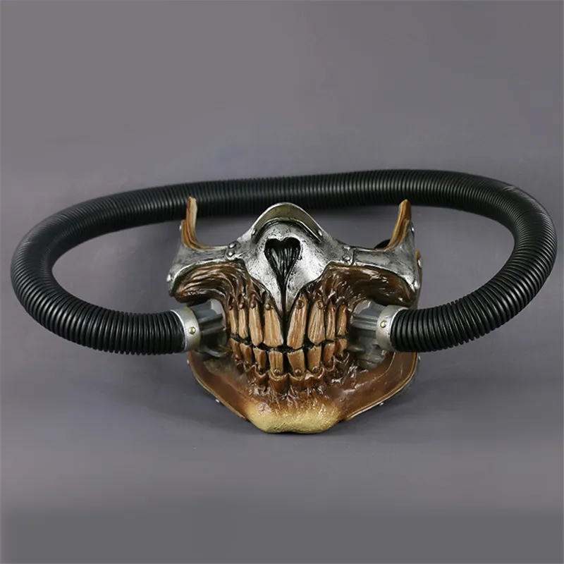 Череп Паровая панк Mad Gas Max маска ПВХ маски для вечеринки на Хэллоуин лучшие