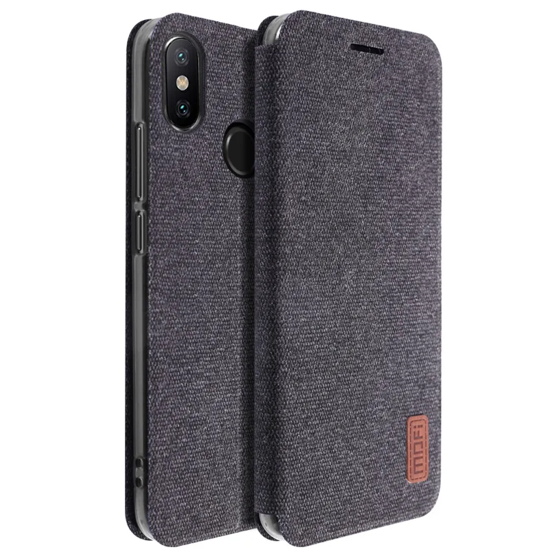 Чехол для xiaomi mi 8 lite, чехол MOFI для xiaomi mi 8 Pro, тканевый флип-чехол для xiaomi mi 8 x, полное покрытие mi 8 lite, флип-матовый чехол