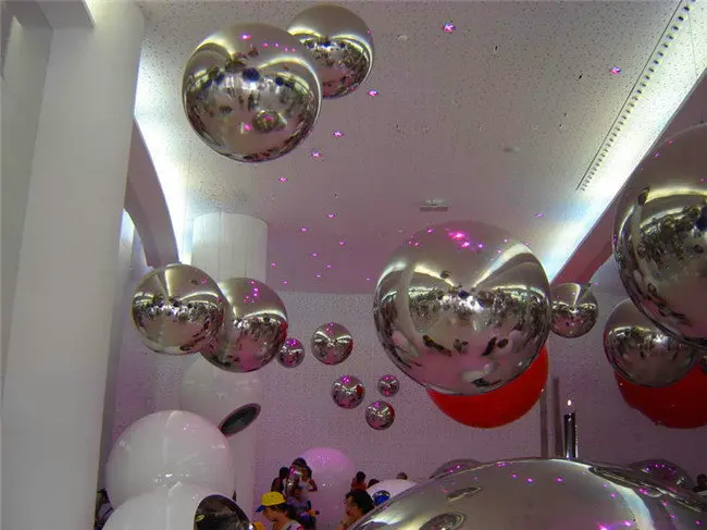 Новый дизайн надувной зеркальный шар модное украшение 2 5 м воздушные шары|ball