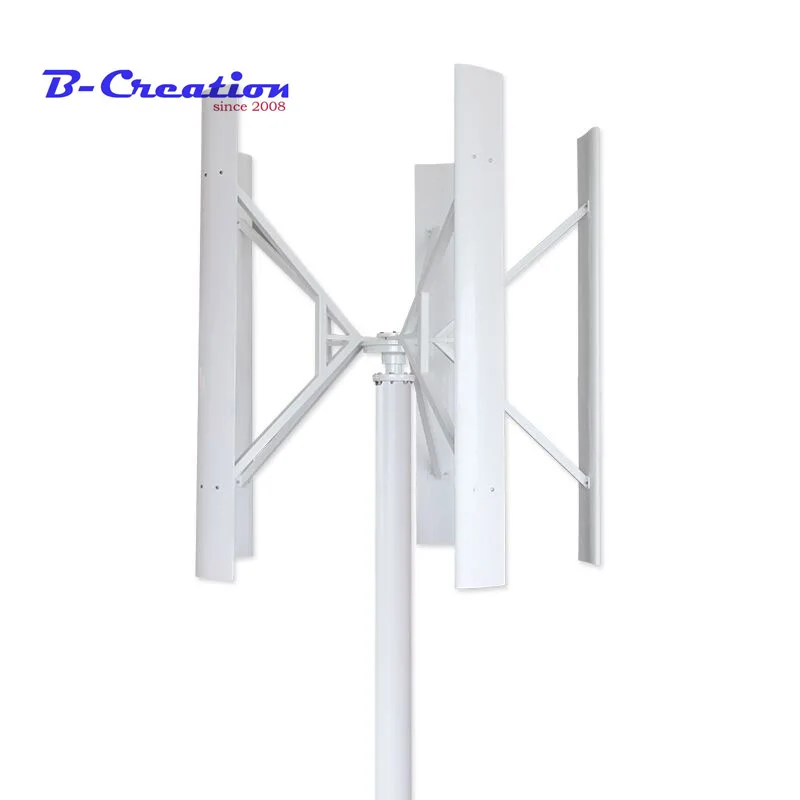 

1.5m started up high efficient maglev wind generator 500w 12/24v/48v vertical axis wind turbine with 800w wind solar controller