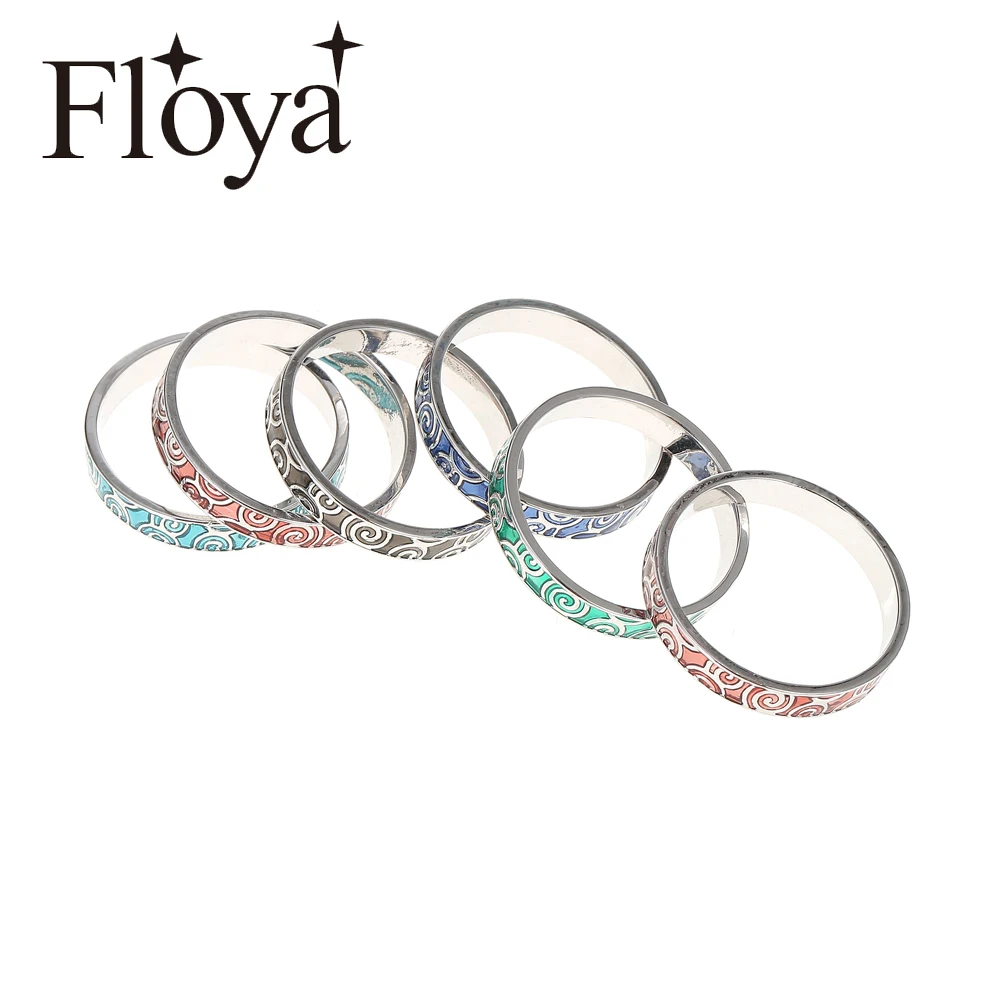 Floya комбинированное кольцо, медные внутренние кольца, Femme Argent, 4 мм, ширина, сменные,, пара, ремешок, вставка, база, аксессуары