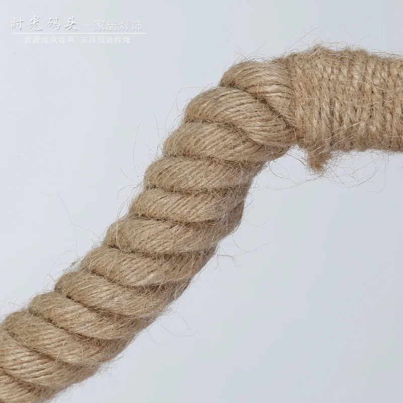 Подвесные светильники в стиле ретро веревка для креативного сада ресторана бара