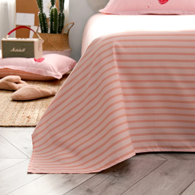 Strawberry 3/4pcs Bedding Sets girls kids fashion Duvet Cover Bed Sheets Pillowcases twin queen king Comforter cover bedclothes | Дом и сад
