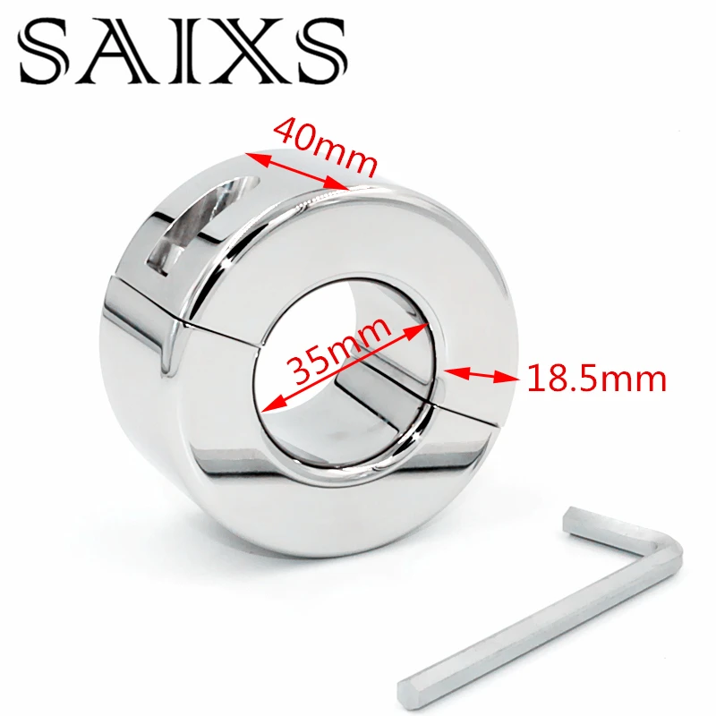 Мошонка из нержавеющей стали носилки для мужчин пенис кольцо растягивающаяся