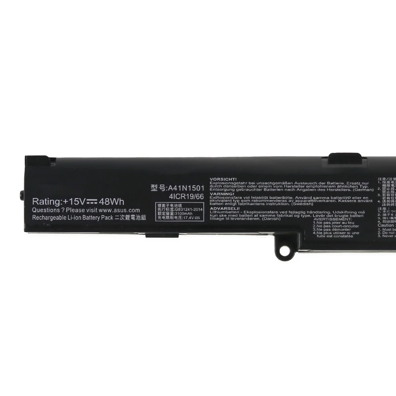 Kede 15V 48Wh A41N1501 Аккумулятор для ноутбука ASUS GL752VW N752V GL752JW N752VW GL752VW-T4108D GL752VW-2B планшетов