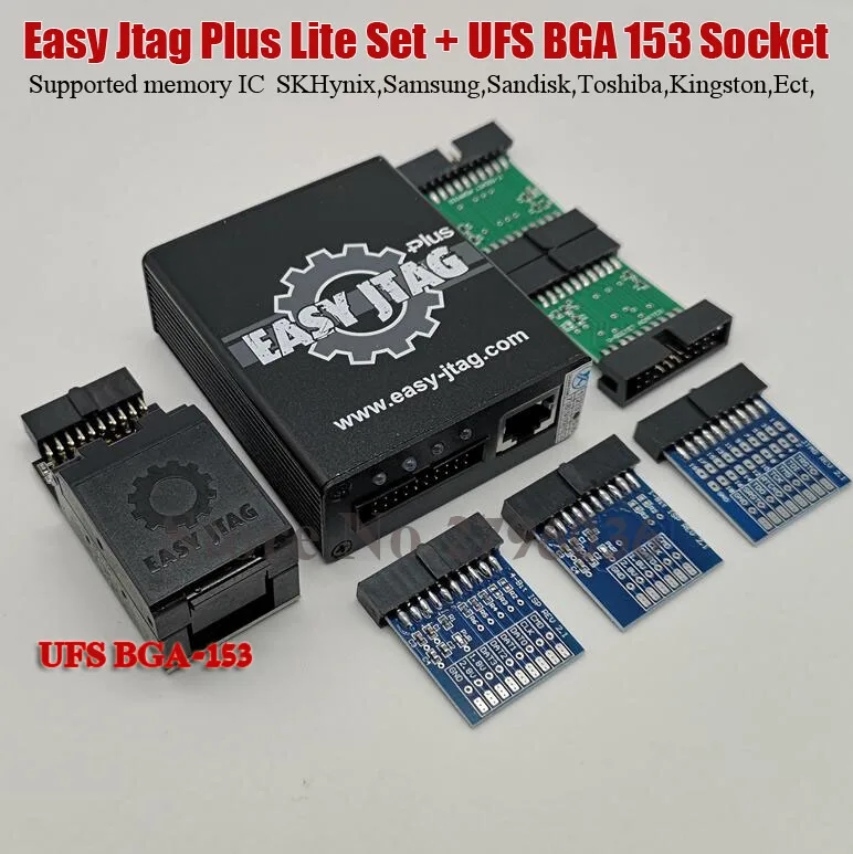 100% Оригинальный легкий набор Jtag Plus Lite + Box UFS BGA 153 Socket|Детали устройств связи| |