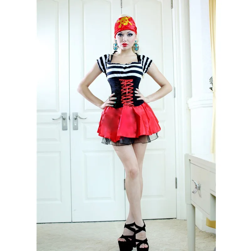 Женский костюм корсаира пирата для ролевых игр парада |