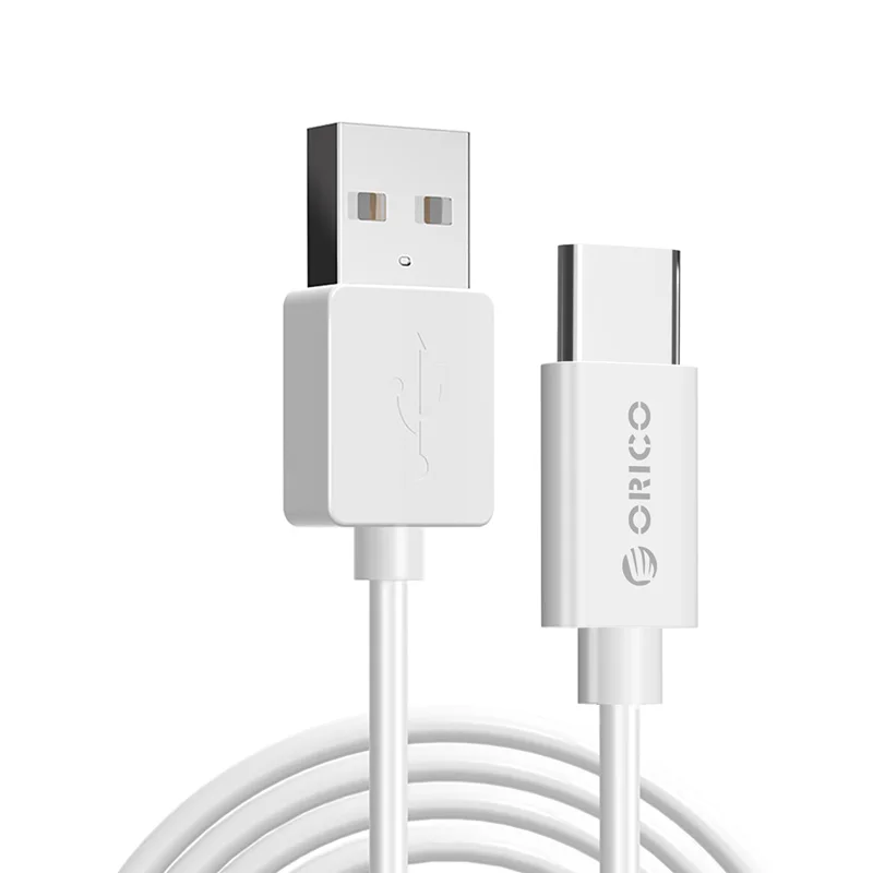 Кабель ORICO BTC usb type C для huawei P10 2A, кабель для зарядки и синхронизации для samsung GALAXY S8 Xiaomi 6 - Цвет: White