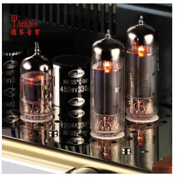 YAQIN MC-84L 6P14 12AX7 усилитель клапанной трубки класса A HiFi выход для наушников 110~ 240 В