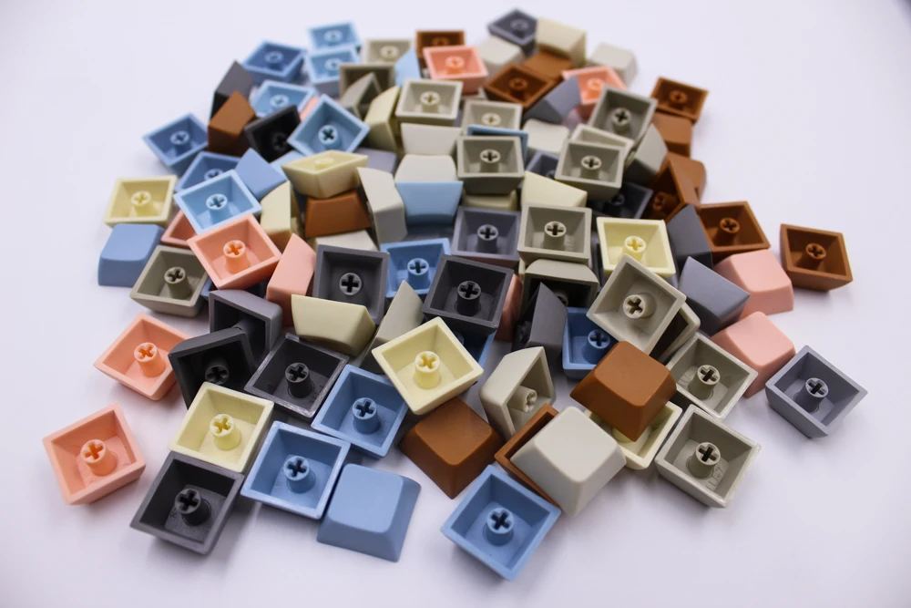 MP 1U XDAS ключи PBT пустой Keycap смешанный цвет Cherry MX Переключатель колпачки для проводной USB Механическая игровая клавиатура