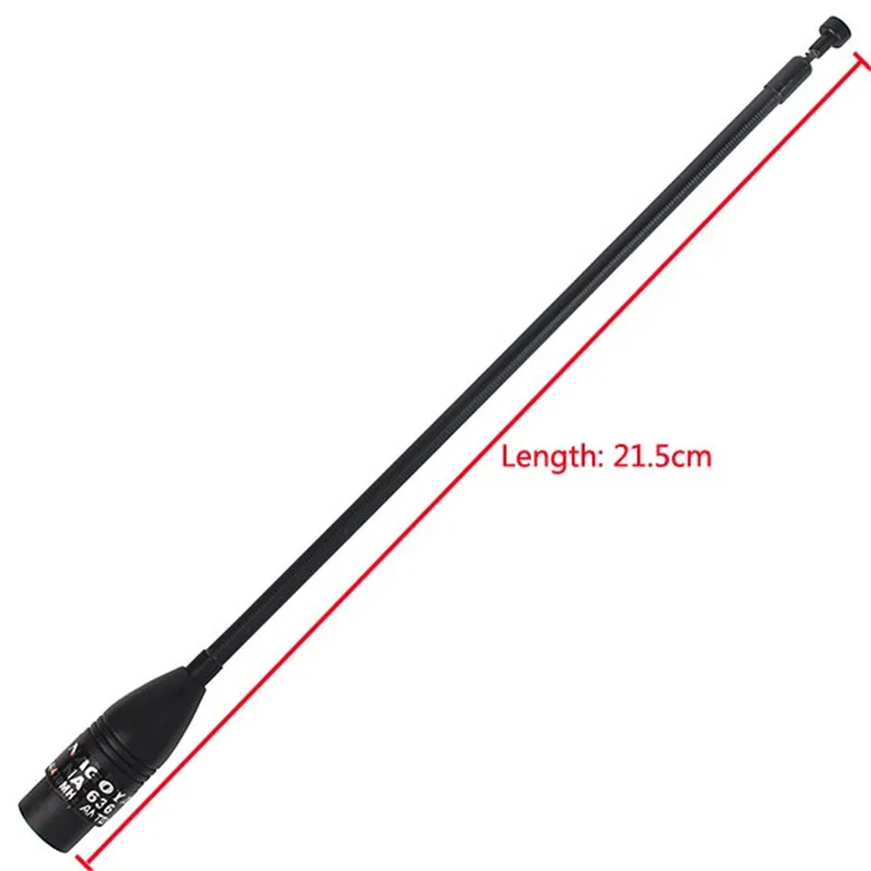 Новый NA-636 телескопическая мягкий антенна SMA-M UHF VHF 144/430 МГц 10 Вт 2.15dBi для Yaesu VX-1R BAOFENG