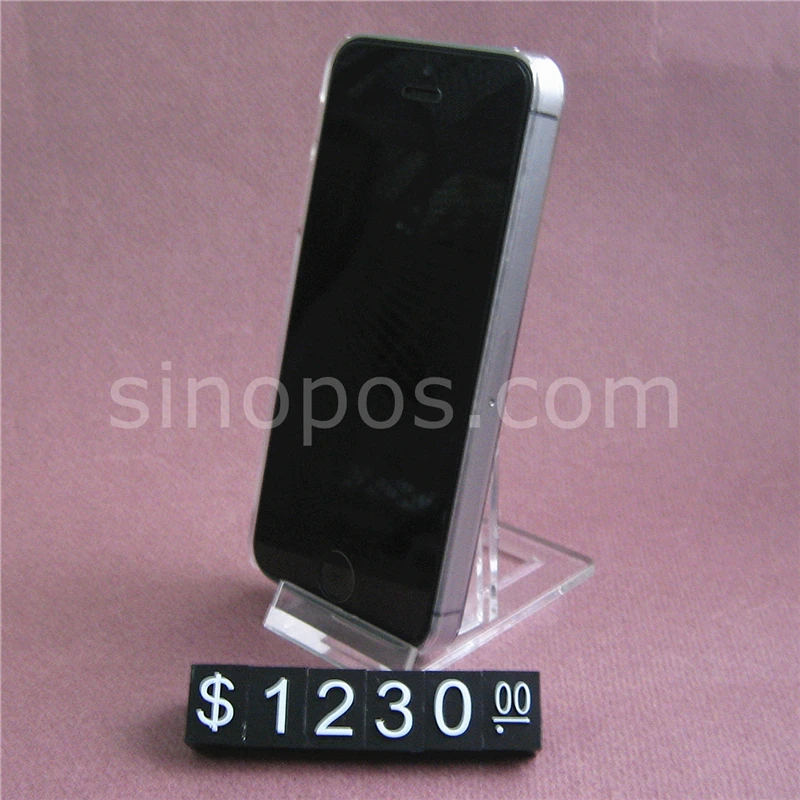 X Large комбинированный ценник доллар евро цифры кубики с защелкой наклейка для