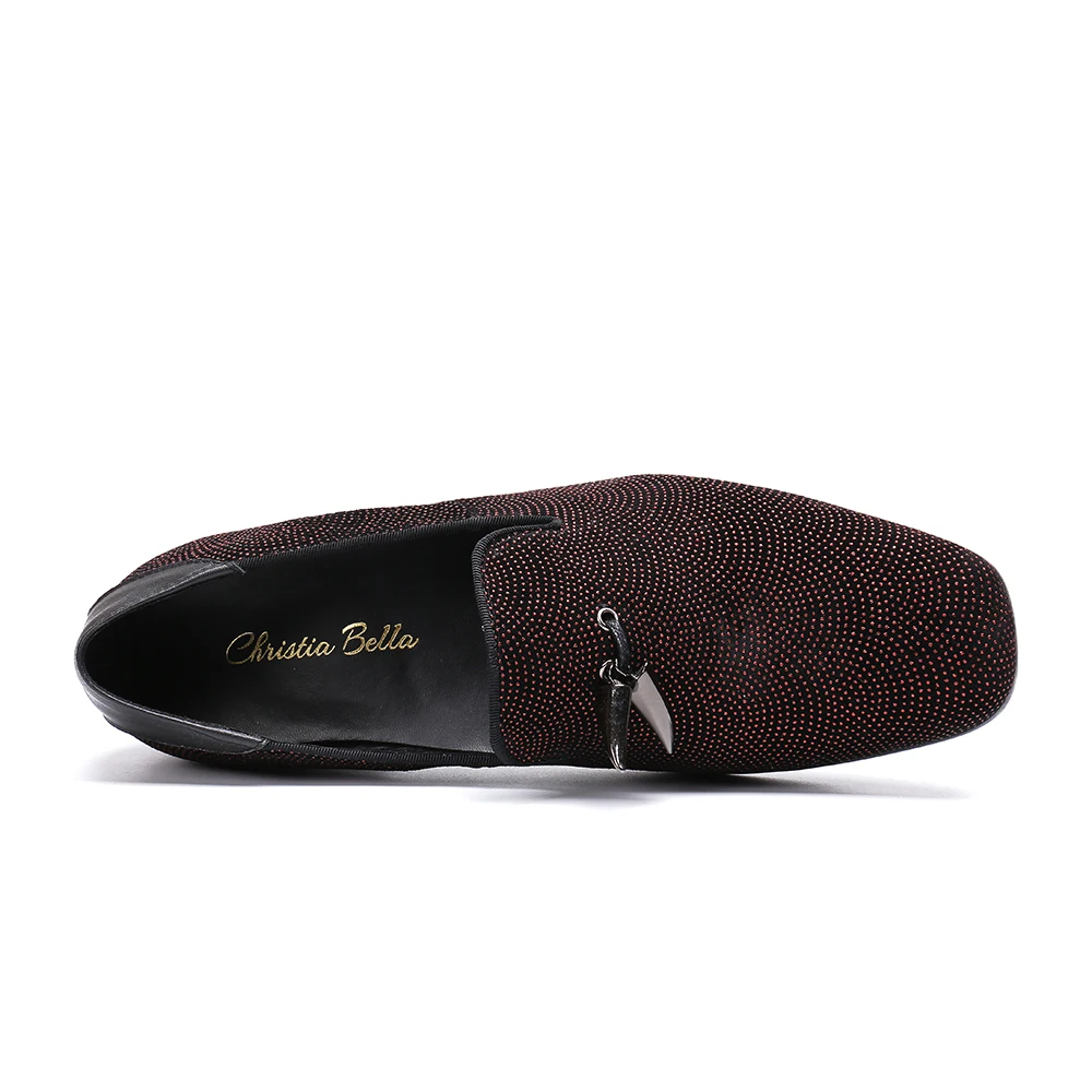 Christia Bella Handmade Brand Tassel Shoes Men Casual Leather Dress Loafers Oxfords Moccasins Luxury Italian Wedding Flat | Обувь