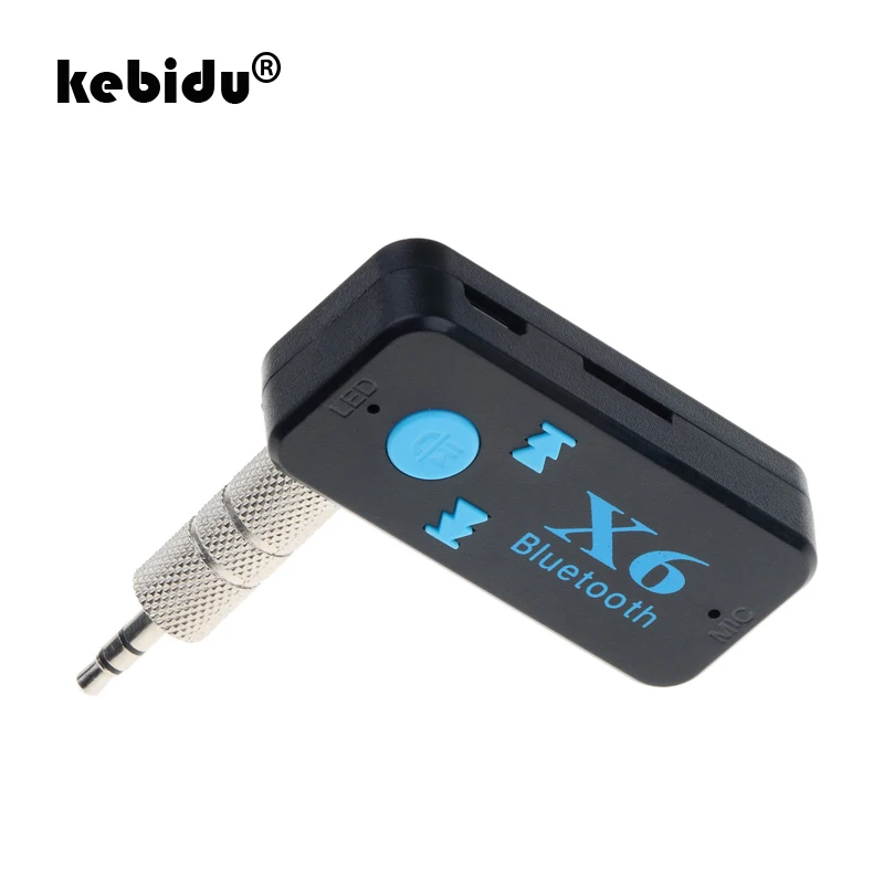 Беспроводной автомобильный комплект громкой связи kebidu 3 5 мм Bluetooth USB приемник
