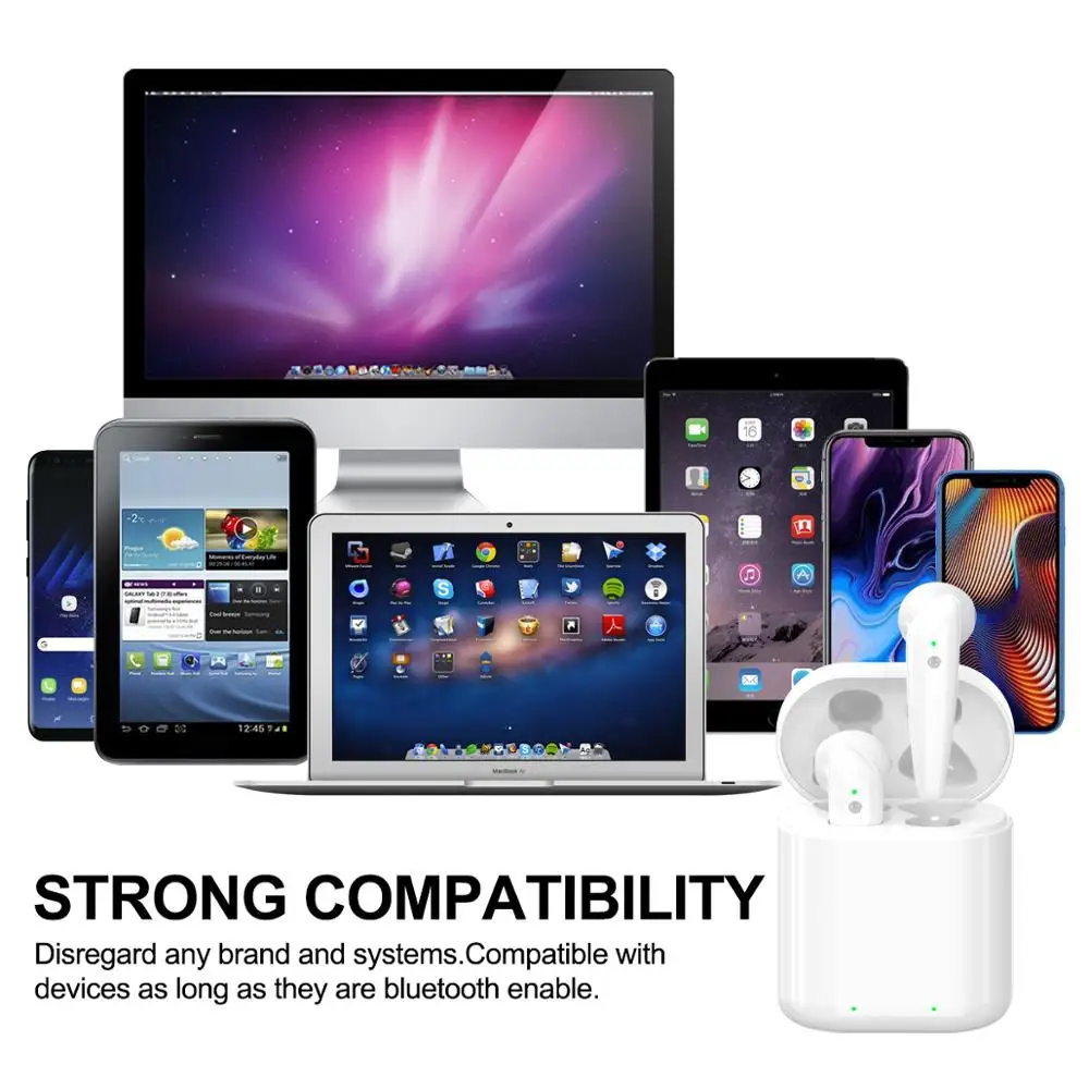 2019 новые i18 tws беспроводные наушники Bluetooth 5 0 инфракрасный умный датчик IPX7