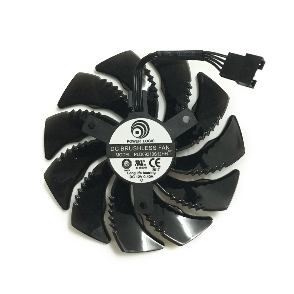 PLD09210S12HH 87 мм Графика карты вентилятор GPU радиатор для GIGABYTE GV N1060D5/N1050WF2OC/N105TWF2OC/N105TG1