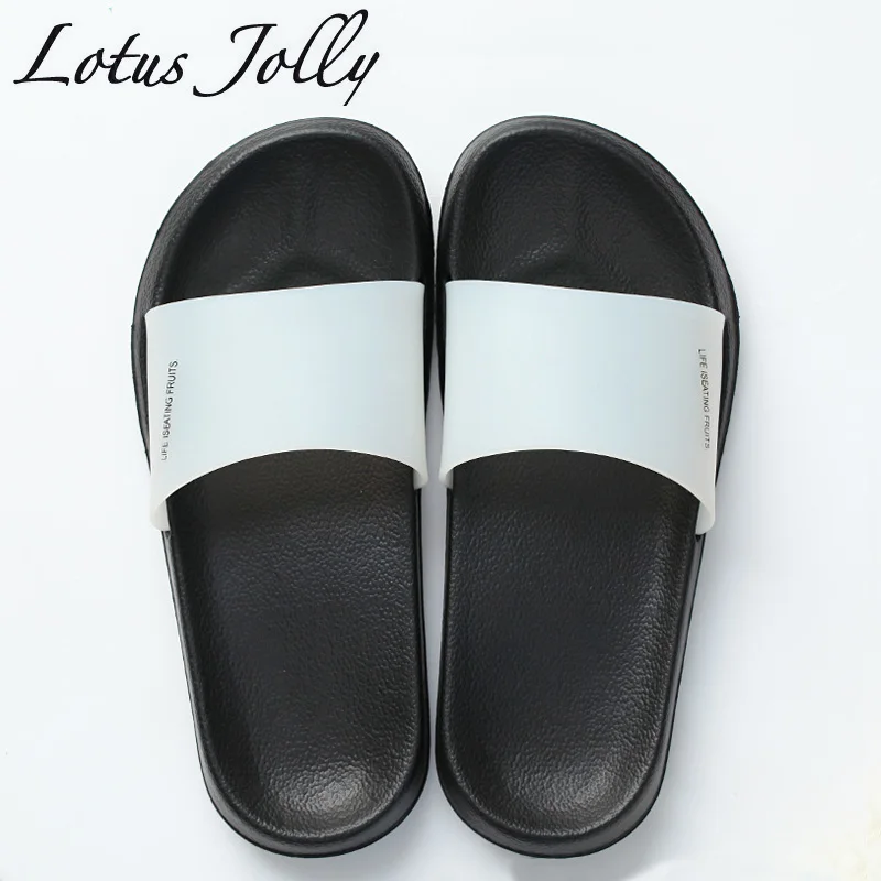 Женские сандалии шлепанцы летние Цвет черный белый пляжные Прозрачная женская