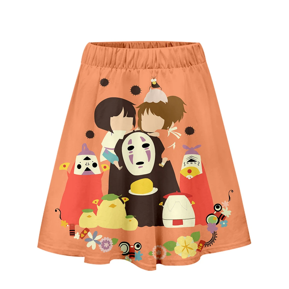 Повседневная юбка без лица в стиле Харадзюку модные костюмы для косплея