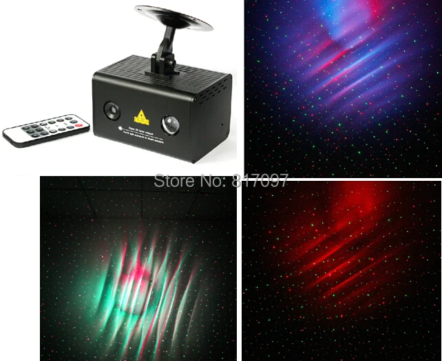 LED centelleo LUZ лазер + iluminacion efecto onda de agua remoto luces лазеры sonido аудио DJ musica escenario|led 3x2w|dj powerled
