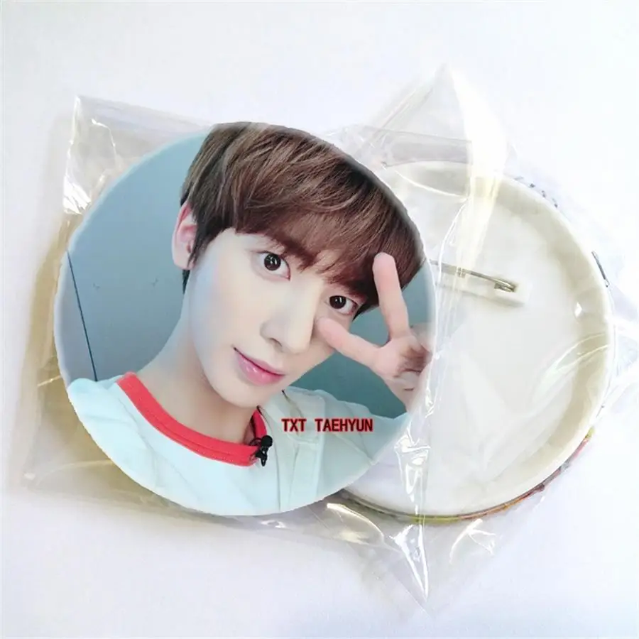 Kpop TXT The Dream Chapter: модные милые нагрудные шпильки на кронштейн для одежды Soobin Taehyun значок брошь кнопка - Окраска металла: Taehyun