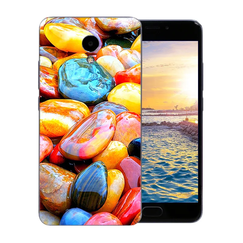 Чехол для телефона Meizu M5 Note мягкий прозрачный силиконовый чехол Blue Charm 5 цветной из