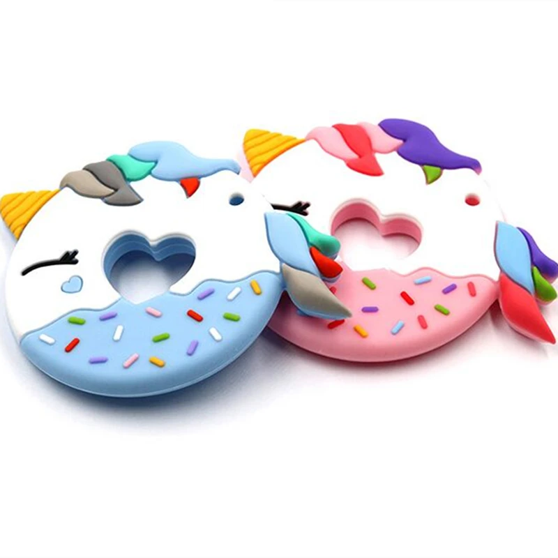 Baby Silicone Teething Food Grade Teether Cartoon Newborn Nursing Dropshipping 2 colors | Мать и ребенок